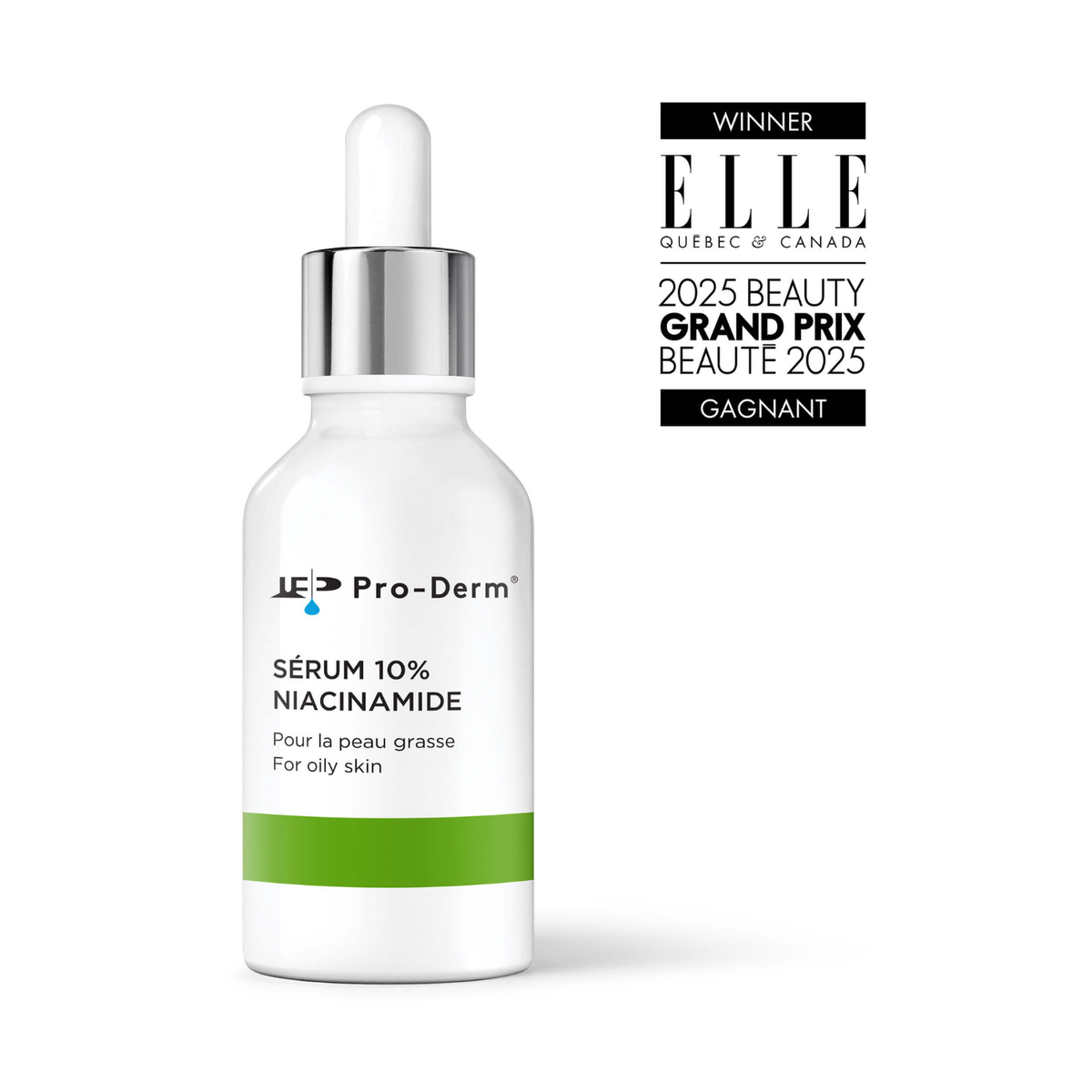Pro-Derm 10% Niacinamide Serum – Reduces Excess Sebum and Minimizes ...
